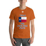 Short-Sleeve Unisex T-Shirt "10103-0021 Texas (White Logo)" - JCBTGlobal