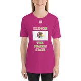 Short-Sleeve Unisex T-Shirt "2013-0051 Illinois (White Logo)" - JCBTGlobal