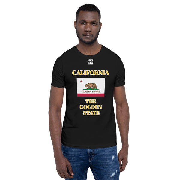 Short-Sleeve Unisex T-Shirt "10103-0011 California (White Logo)" - JCBTGlobal