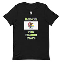 Short-Sleeve Unisex T-Shirt "10103-0051 Illinois (White Logo)" - JCBTGlobal