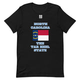 Short-Sleeve Unisex T-Shirt "10103-0101 North Carolina (White Logo)" - JCBTGlobal