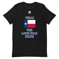 Short-Sleeve Unisex T-Shirt "2013-0021 Texas (White Logo)" - JCBTGlobal