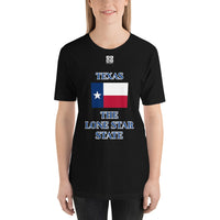 Short-Sleeve Unisex T-Shirt "2013-0021 Texas (White Logo)" - JCBTGlobal