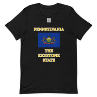 Short-Sleeve Unisex T-Shirt "2013-0061 Pennsylvania (White Logo)" - JCBTGlobal