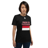 Short-Sleeve Unisex T-Shirt "2014-0041 Indonesia (White Logo)" - JCBTGlobal