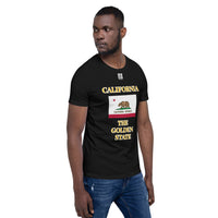 Short-Sleeve Unisex T-Shirt "10103-0011 California (White Logo)" - JCBTGlobal