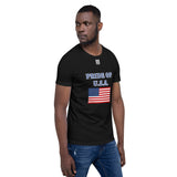 Short-Sleeve Unisex T-Shirt "1014-0031 U.S.A. (White Logo)" - JCBTGlobal