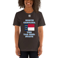 Short-Sleeve Unisex T-Shirt "2013-0101 North Carolina (White Logo)" - JCBTGlobal