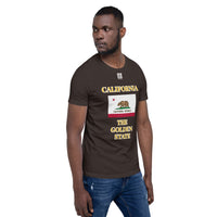 Short-Sleeve Unisex T-Shirt "10103-0011 California (White Logo)" - JCBTGlobal