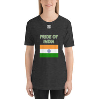 Short-Sleeve Unisex T-Shirt "2014-0021 India (White Logo)" - JCBTGlobal