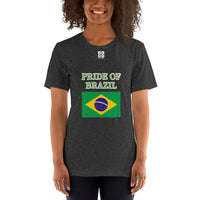 Short-Sleeve Unisex T-Shirt "2014-0061 Brazil (White Logo)" - JCBTGlobal