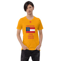 Short-Sleeve Unisex T-Shirt "10103-0091 Georgia (Red Logo)" - JCBTGlobal