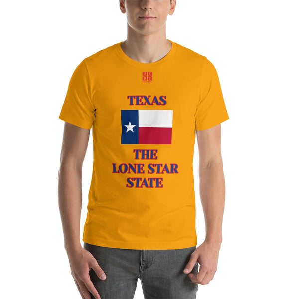 Short-Sleeve Unisex T-Shirt "10103-0021 Texas (Red Logo)" - JCBTGlobal