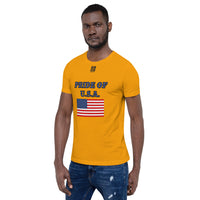 Short-Sleeve Unisex T-Shirt "1014-0031 U.S.A. (Black Logo)" - JCBTGlobal