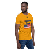 Short-Sleeve Unisex T-Shirt "1014-0031 U.S.A. (Black Logo)" - JCBTGlobal