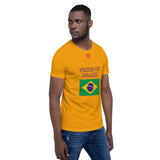 Short-Sleeve Unisex T-Shirt "1014-0061 Brazil (Red Logo)" - JCBTGlobal