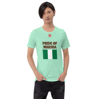 Short-Sleeve Unisex T-Shirt "1014-0071 Nigeria (Red Logo)" - JCBTGlobal