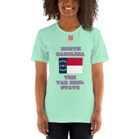 Short-Sleeve Unisex T-Shirt "2013-0101 North Carolina (Red Logo)" - JCBTGlobal