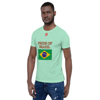 Short-Sleeve Unisex T-Shirt "1014-0061 Brazil (Red Logo)" - JCBTGlobal