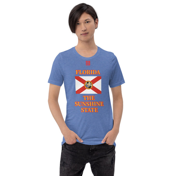 Short-Sleeve Unisex T-Shirt "10103-0031 Florida (Red Logo)" - JCBTGlobal