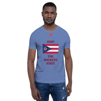 Short-Sleeve Unisex T-Shirt "10103-0071 Ohio (Red Logo)" - JCBTGlobal