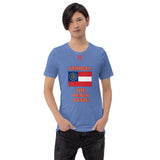 Short-Sleeve Unisex T-Shirt "10103-0091 Georgia (Red Logo)" - JCBTGlobal