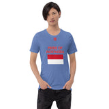 Short-Sleeve Unisex T-Shirt "1014-0041 Indonesia (Red Logo)" - JCBTGlobal