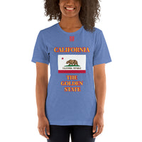 Short-Sleeve Unisex T-Shirt "2013-0011 California (Red Logo)" - JCBTGlobal