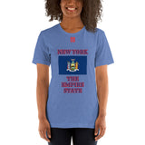 Short-Sleeve Unisex T-Shirt "2013-0041 New York (Red Logo)" - JCBTGlobal