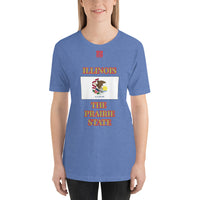 Short-Sleeve Unisex T-Shirt "2013-0051 Illinois (Red Logo)" - JCBTGlobal