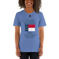 Short-Sleeve Unisex T-Shirt "2013-0101 North Carolina (Black Logo)" - JCBTGlobal