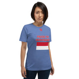 Short-Sleeve Unisex T-Shirt "2014-0041 Indonesia (Red Logo)" - JCBTGlobal