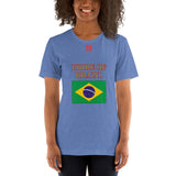 Short-Sleeve Unisex T-Shirt "2014-0061 Brazil (Red Logo)" - JCBTGlobal