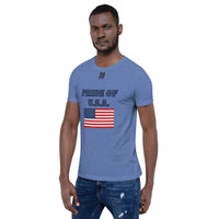 Short-Sleeve Unisex T-Shirt "1014-0031 U.S.A. (Black Logo)" - JCBTGlobal