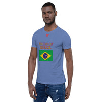 Short-Sleeve Unisex T-Shirt "1014-0061 Brazil (Red Logo)" - JCBTGlobal