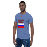 Short-Sleeve Unisex T-Shirt "1014-0091 Russia (Red Logo)" - JCBTGlobal