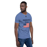 Short-Sleeve Unisex T-Shirt "1014-0031 U.S.A. (Black Logo)" - JCBTGlobal