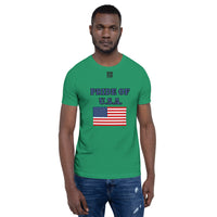 Short-Sleeve Unisex T-Shirt "1014-0031 U.S.A. (Black Logo)" - JCBTGlobal