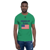 Short-Sleeve Unisex T-Shirt "1014-0031 U.S.A. (Black Logo)" - JCBTGlobal