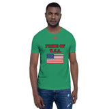 Short-Sleeve Unisex T-Shirt "1014-0031 U.S.A. (Red Logo)" - JCBTGlobal