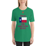 Short-Sleeve Unisex T-Shirt "2013-0021 Texas (Red Logo)" - JCBTGlobal