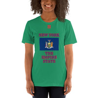 Short-Sleeve Unisex T-Shirt "2013-0041 New York (Red Logo)" - JCBTGlobal