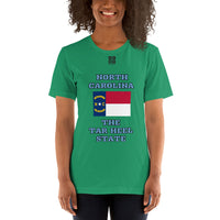 Short-Sleeve Unisex T-Shirt "2013-0101 North Carolina (Black Logo)" - JCBTGlobal