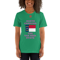 Short-Sleeve Unisex T-Shirt "2013-0101 North Carolina (Red Logo)" - JCBTGlobal