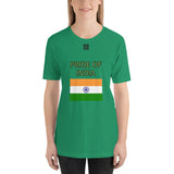 Short-Sleeve Unisex T-Shirt "2014-0021 India (Black Logo)" - JCBTGlobal