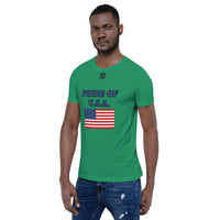 Short-Sleeve Unisex T-Shirt "1014-0031 U.S.A. (Black Logo)" - JCBTGlobal