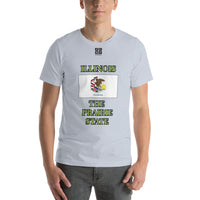 Short-Sleeve Unisex T-Shirt "10103-0051 Illinois (Black Logo)" - JCBTGlobal