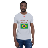 Short-Sleeve Unisex T-Shirt "1014-0061 Brazil (Red Logo)" - JCBTGlobal