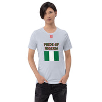 Short-Sleeve Unisex T-Shirt "1014-0071 Nigeria (Red Logo)" - JCBTGlobal