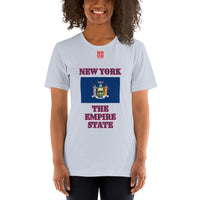 Short-Sleeve Unisex T-Shirt "2013-0041 New York (Red Logo)" - JCBTGlobal